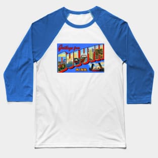 Greetings from Duluth Minnesota - Vintage Large Letter Postcard Baseball T-Shirt